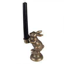 Laden Sie das Bild in den Galerie-Viewer, Kerzenleuchter &#39;Hase&#39; gold