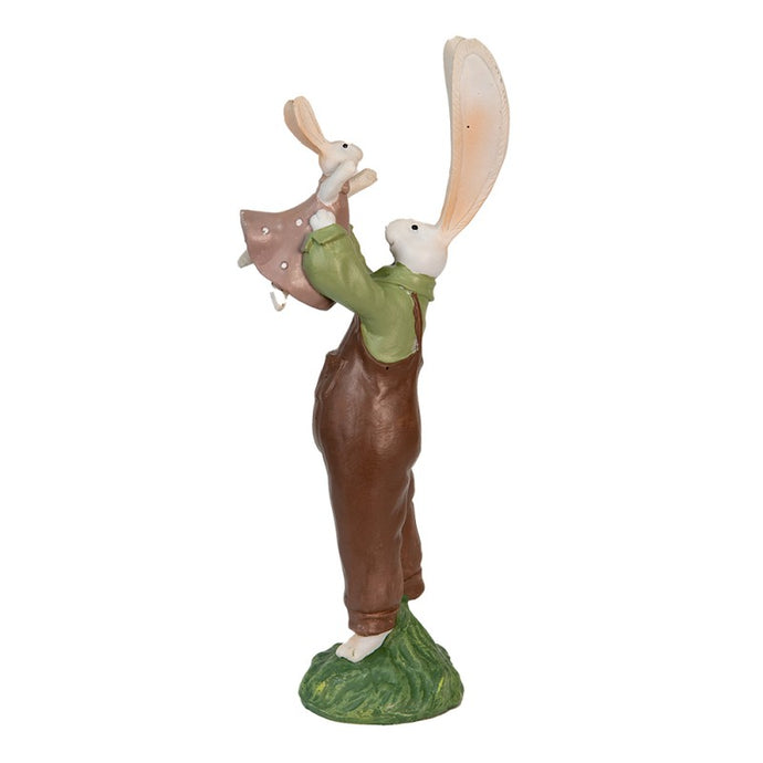 Hasen-Vater 'Louis' mit Kind