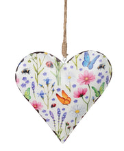 Laden Sie das Bild in den Galerie-Viewer, Herz-Hänger &#39;Blumenwiese&#39; II - Lavendel