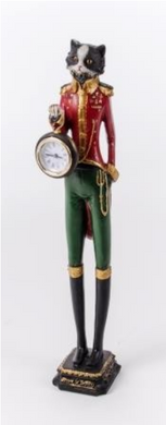 Kater Tom mit Uhr