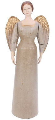 Metall-Engel antik grau