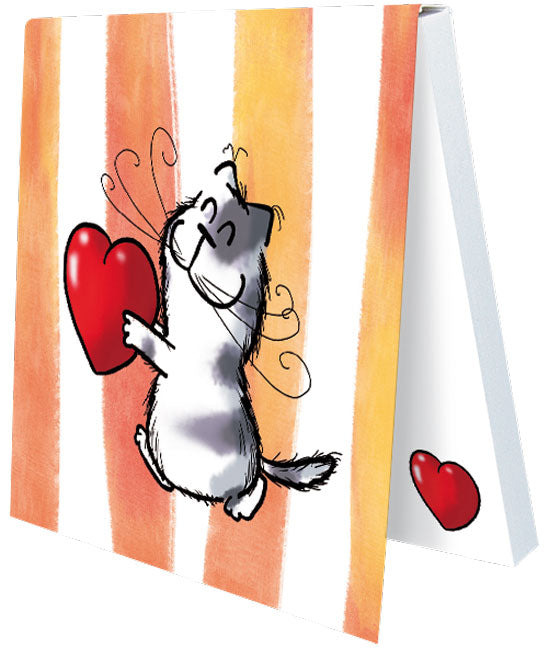 Klebezettel 'Catzz - von Herzen'