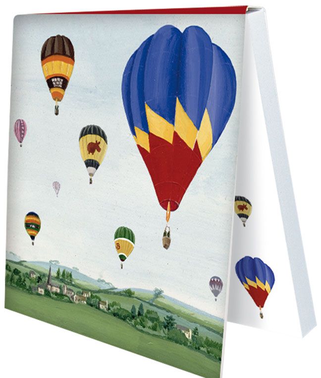 Klebezettel 'Ballonfahrt'