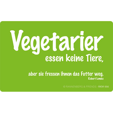 Magnet 'Vegetarier'