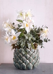 Blumentopf 'Monroe' grün
