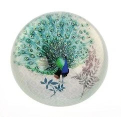 Briefbeschwerer Pfau I