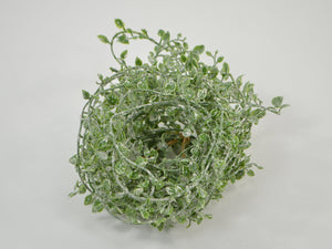Miniblatt-Girlande grau-grün