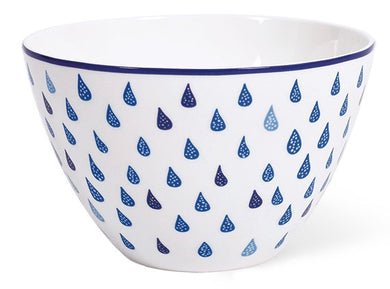 Schale 'Tropfen' nordisch blau