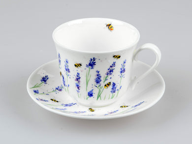 Jumbo-Tasse 'Lavender and Bees'