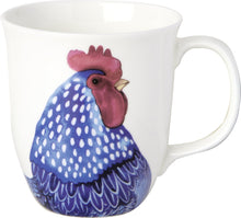 Laden Sie das Bild in den Galerie-Viewer, Porzellan-Tasse &#39;Blue Plumage&#39;