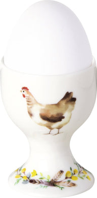 Eierbecher 'Helene' white grey