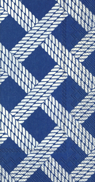 Buffet-Servietten 'Sailors Rope' blue