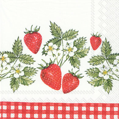 Lunch-Servietten 'Strawberries in love'