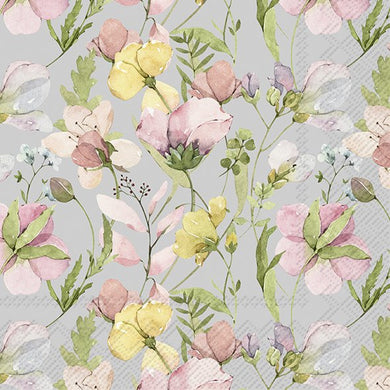 Cocktail-Servietten 'Naima' grey