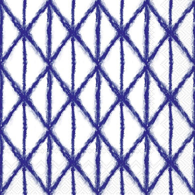 Lunch-Servietten 'Shibori' blue