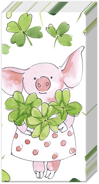 Taschentücher 'Piggy Luck'