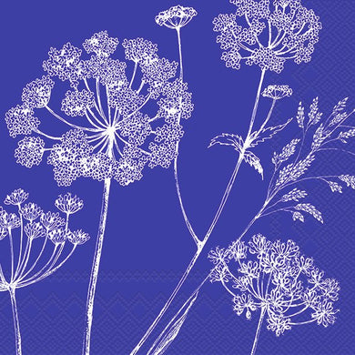 Lunch-Servietten 'Hanife' blue