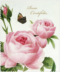 Brillenputztuch Rosa centifolia