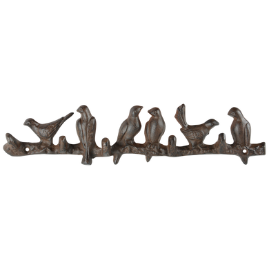 Wandhaken 'Vögel auf Ast'